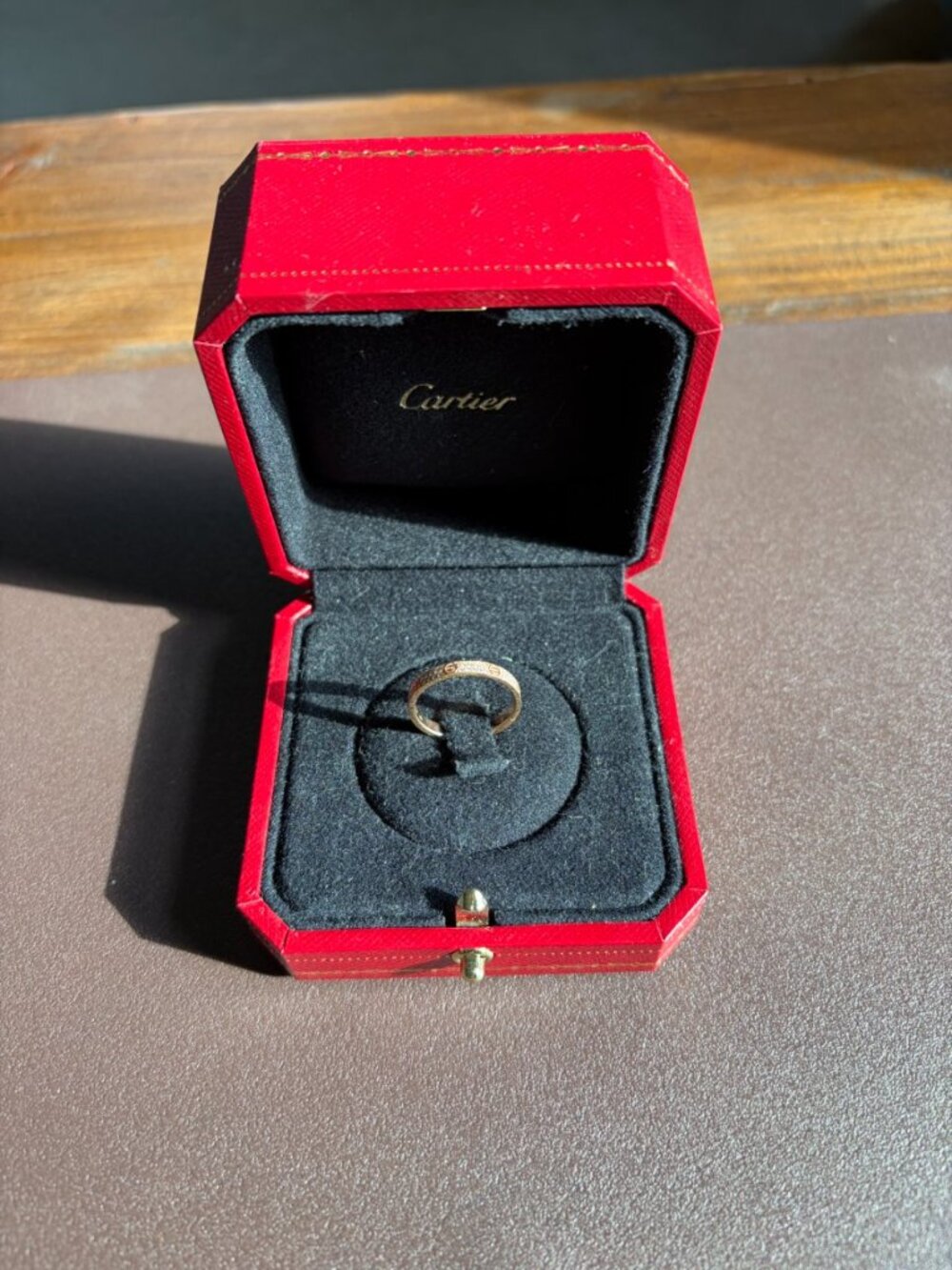 Cartier Love Ring - Mini Model with Pave in Rose Gold (Size 53 MM) - Picture 4 of 8